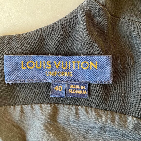Louis Vuitton Uniforms Black Mod Sleeveless Shift Dress in Black Size 10 (EU40) - Picture 6 of 11